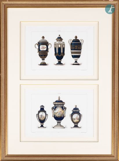 null 
From a prestigious Parisian Palace 


According to GILLOT, two pieces framed...