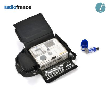 null NAGRA digital recorder, Ares-C, with its original black cloth bag with the Radio...