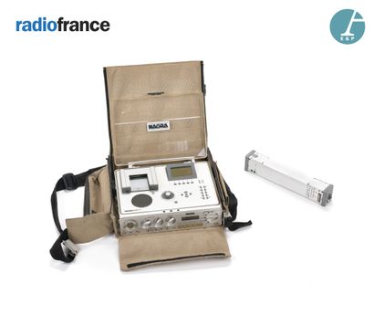 null NAGRA digital recorder, Ares-C, with its original beige cloth bag with the Radio...