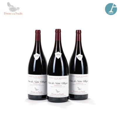 null 
Directly from the cellars of the Domaine de la Poulette









3 Magnums...