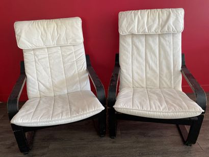 Pair of armchairs in the teachers' room:...