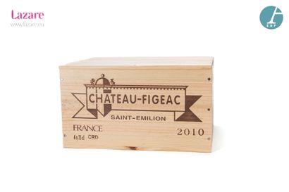 En provenance directe du château 6 Bottles CHATEAU FIGEAC (original wooden case)...