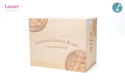 En provenance directe du château 6 Bottles CHATEAU CHEVAL BLANC (original wooden...