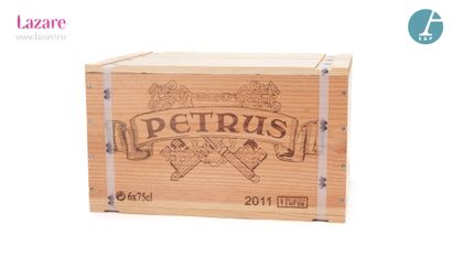 En provenance directe du domaine 
6 Bottles PETRUS (Wooden case) Pomerol 2011
