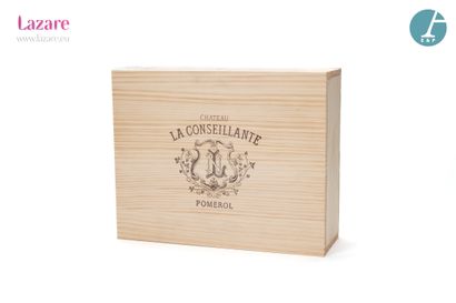 En provenance directe du château 3 Bottles CHATEAU LA CONSEILLANTE (original wooden...