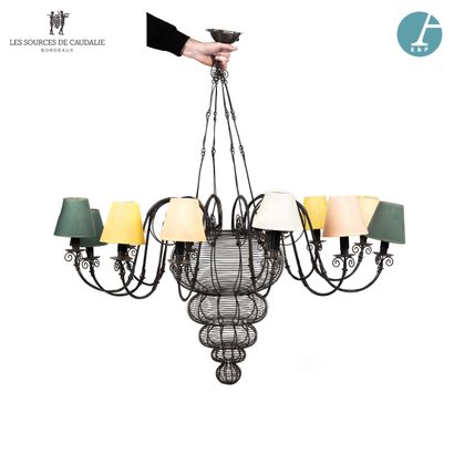 null From the Orangerie des Sources de Caudalie

Metal chandelier, with 12 lights.

Sold...