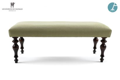 null From the room n°1 "L'Etiquette

Natural wood bench, lime green fabric upholstery.

H:...