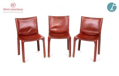 null 
MARIO BELLINI (1935) Edition CASSINA, 412 CAB




Set of six chairs with metal...