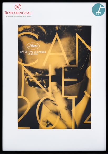 Affiche du Festival de Cannes 2014, encadrée...