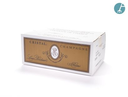 null A box of 6 bottles of Champagne CRISTAL ROEDERER Brut, Vintage 2006.

In its...