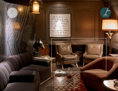 null En provenance du Cigar Lounge de l'Hôtel de Crillon

Design Tristan AUER, paire...