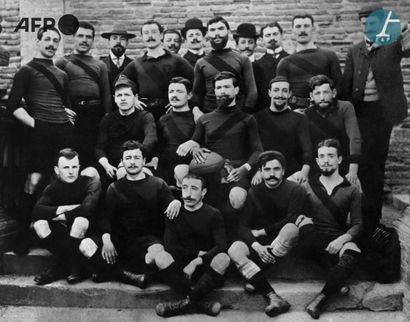  AFP 
 Equipe du Stade Toulousain, années 1900. Stade Toulousain team, 1900's. 
Epreuve...