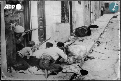 null AFP

Republican fighters during the Spanish Civil War, circa 1936. 

Republican...
