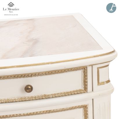 null From the Hotel Le Meurice - Room 428

Pair of bedside tables in molded and carved...
