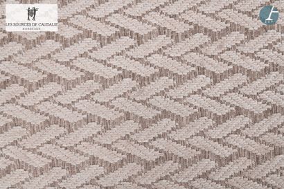 null From Sources de Caudalie - Room 37 "Régates" (Boat Barn)
Beige and white geometrical...