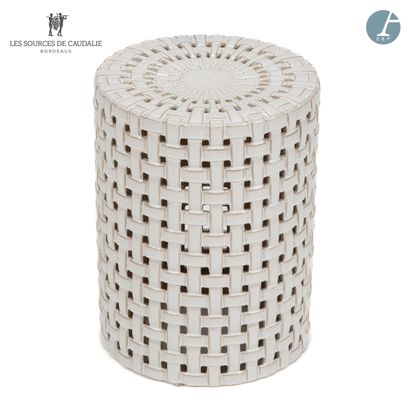 null From Sources de Caudalie - Room 40 "Vent du Large" (Boat Barn)
Ceramic stool...