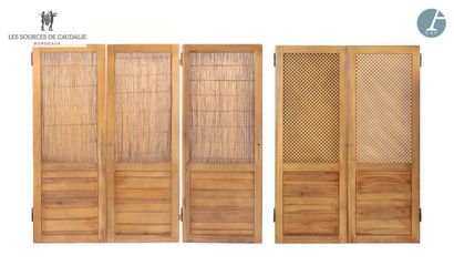 null From Sources de Caudalie - Room 42 "Swan Lake" (Boat Barn)
Set of three doors...