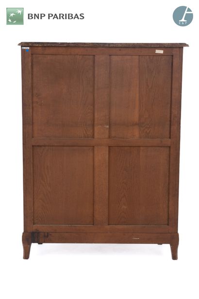 null LOT SOLD ON DESIGNATION
Cabinet in marquetry of crossbars, the front in crossbow...