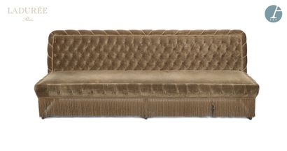 null From the House of Ladurée - Salon Mathilde.

Sofa, the back in upholstered velvet,...