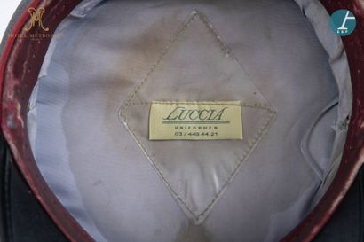 null From the Metropole Hotel (Brussels):
A gray red and gold valet cap marked "Hotel...