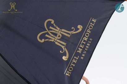 null From the Hotel Metropole (Brussels): 
Lot of five umbrellas marked "Metropo...