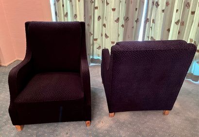 null From room 5061 of the Metropole Hotel (Brussels):
Pair of armchairs with natural...