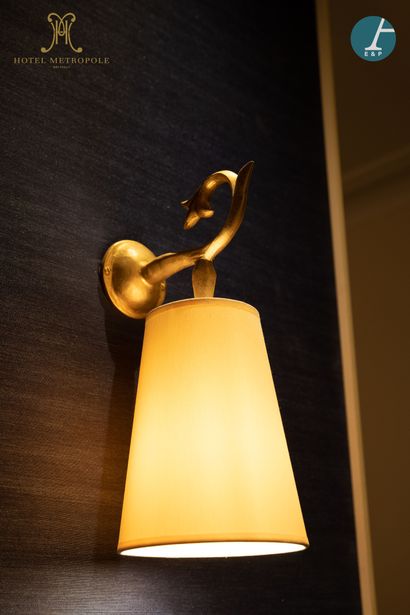 null From Suite 452 (4th floor) of the Metropole Hotel (Brussels): 
Pair of one-light...