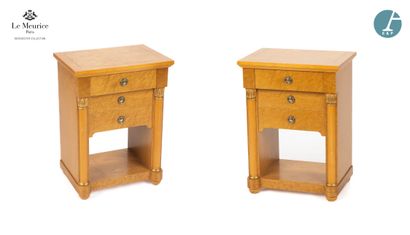 From Hôtel Le Meurice.
Pair of bedside tables...