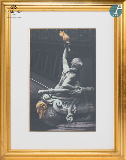 null From Hôtel Le Meurice.
Lot of seven framed photos, featuring details of sculptures...