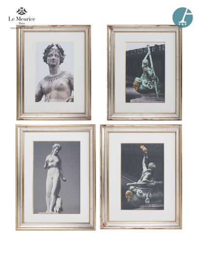 From Hôtel Le Meurice.
Set of four framed...