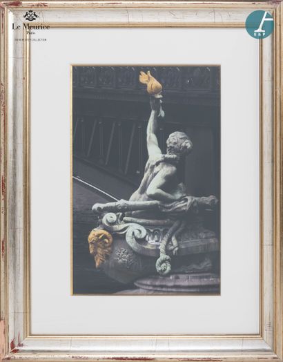 null From Hôtel Le Meurice.
Set of four framed photos, featuring details of sculptures...