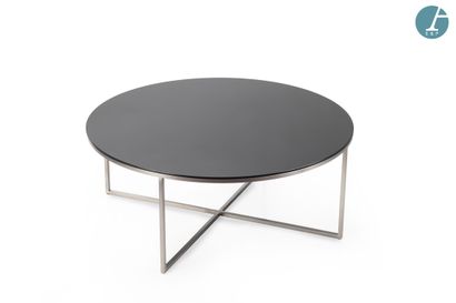 null Attributed to YOMEI Editor. 
Minimize round size table" model.
Round coffee...