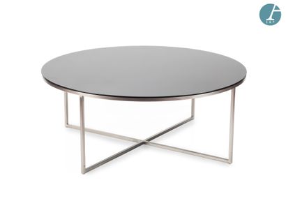 null Attributed to YOMEI Editor. 
Minimize round size table" model.
Round coffee...