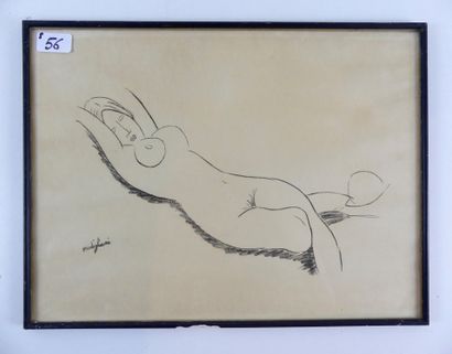  Amédéo Modigliani, Eau forte ( hc 32 x 43 ) Gazette Drouot