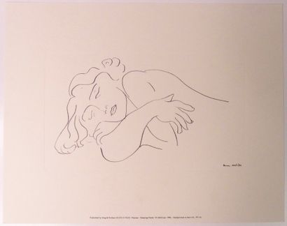 Henri MATISSE Henri Matisse, lithographie (35,5x27,5) Gazette Drouot