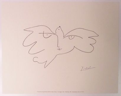 Pablo PICASSO Pablo Picasso, lithographie (35,5x27,5) Gazette Drouot