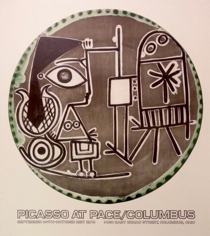 Pablo PICASSO Pablo Picasso, Exposition at Pace, Columbus, Ohio en 1978 Affiche ... Gazette Drouot