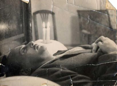 Otto Wols sur son lit de mort (Hotel Montalembert)...