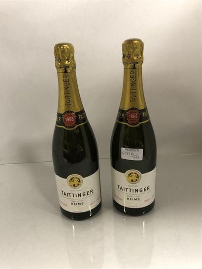 null 2 Bouteilles Champagne TAITTINGER 1966