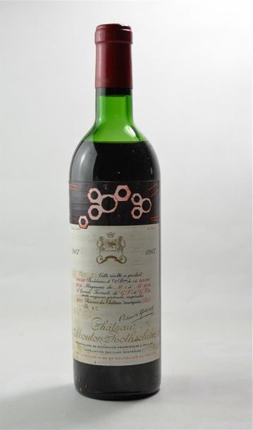 null 1 Bt Mouton Rotchild 1967 Pauillac. César. Mi épaule.