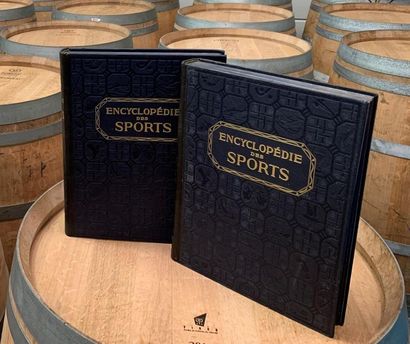 null ENCYCLOPEDIE des sports en deux volumes Librairie de France, 1924. Plats ga...
