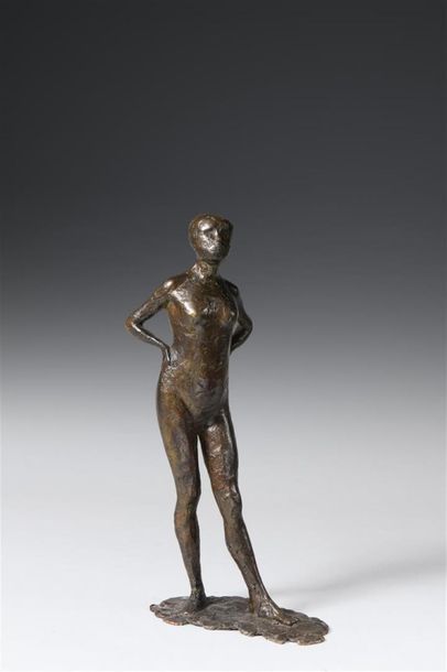 null D'après Edgar DEGAS (1834-1917)
« Danseuse au repos , les mains sur les hanches,...