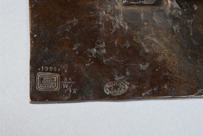 null D'après Edgar DEGAS (1834-1917)
« Cheval caracolant »
Reproduction en bronze...