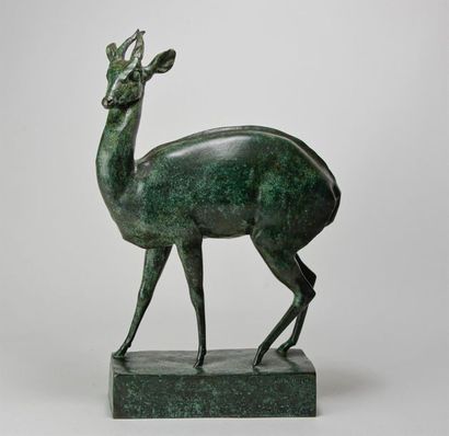 null Alfred Auguste Charles JANNIOT (1889-1969)
"Antilope"
Très belle et rare épreuve...