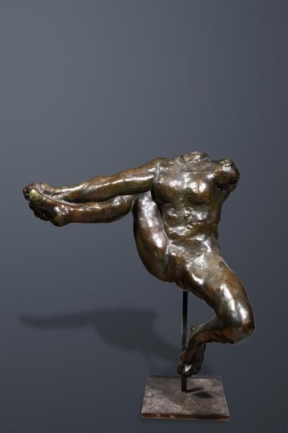 null After Auguste RODIN (1840-1917)
" IRIS, messenger of the Gods " Bronze
 reproduction...