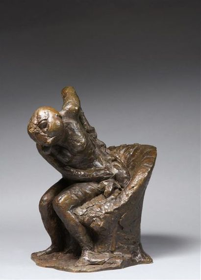 null D'après Edgar DEGAS (1834-1917)
« Femme assise, s'essuyant la hanche gauche »
Reproduction...