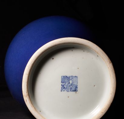 null CHINE - fin de la dynastie Qing ou postérieure

Vase de forme meiping en porcelaine...
