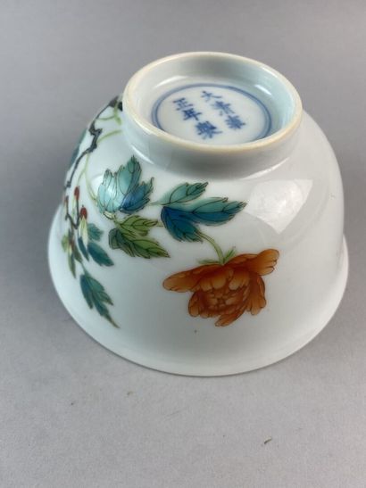 null CHINE, dynastie Qing ou postérieure

Bol en porcelaine émaillée polychrome dans...