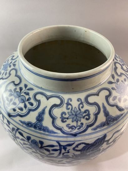 null CHINE - Fin de la dynastie Qing ou postérieure

Jarre en porcelaine décorée...