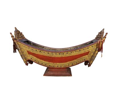 null THAILANDE - Début XXe siècle

Ranat Ek (xylophone aigu à lames en bambou) en...